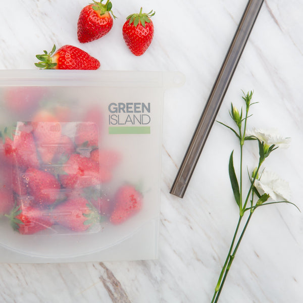 Silicone ziplock pouch 1000ml